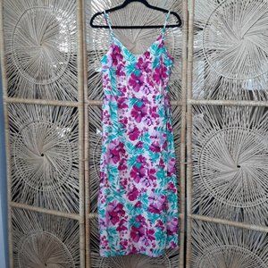 J. Crew Floral Cotton Wrap Sundress
